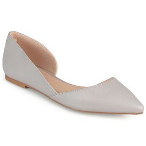 New Journee Collection Cortni Pointed Toe D'Orsay Flat